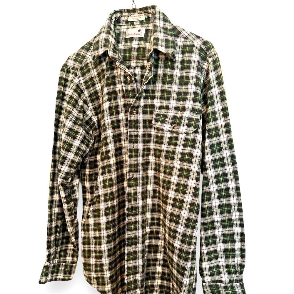 Vintage Stanley Blacker cotton flannel shirt, medium.